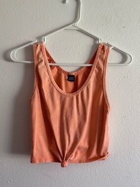 Wild Fable • Coral Knot-Front Tank Top • Womens S